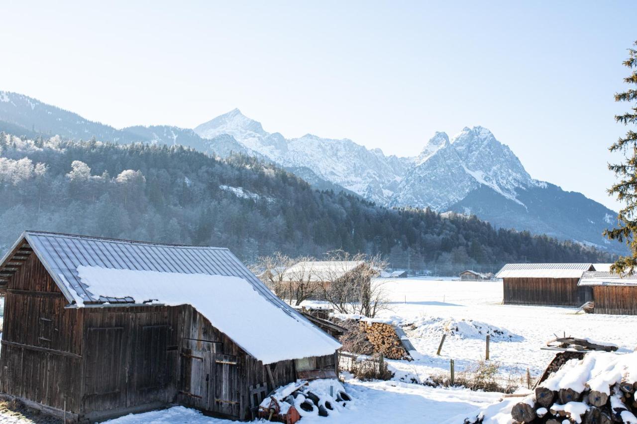 Kloana Waxlstoa Apartment Garmisch-Partenkirchen Ngoại thất bức ảnh